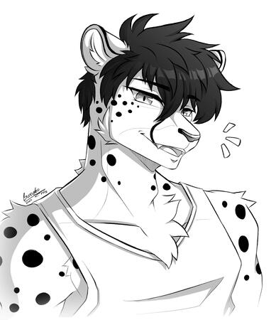 B&amp;W Manga Style